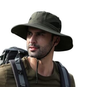 Electomania Sun Protection Cap for Men, Beach Fishing Hat, Summer Hat for Men, Round Sun Cap for Hiking, Fishing, Gardning, Travel