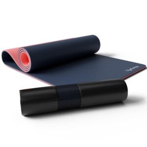 Lifelong Dual Color TPE Material for Women & Men – 6mm Anti-Slip Yoga Mat for Gym Workout Exercise Mat for Home Gym – Yoga Mat for Gym Workout & Yoga Exercise (LLYM114).