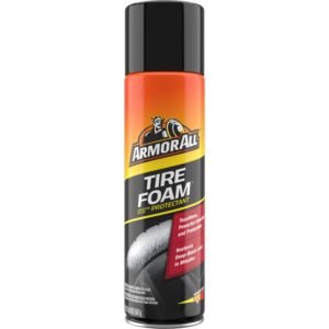 Armor All Tire Foam Cleaner & Protectant for Car, SUV & Bike Tyres | Cleans Dirt, Restores Deep Black Shine & Helps Protect Against Cracking and Fading | 567g