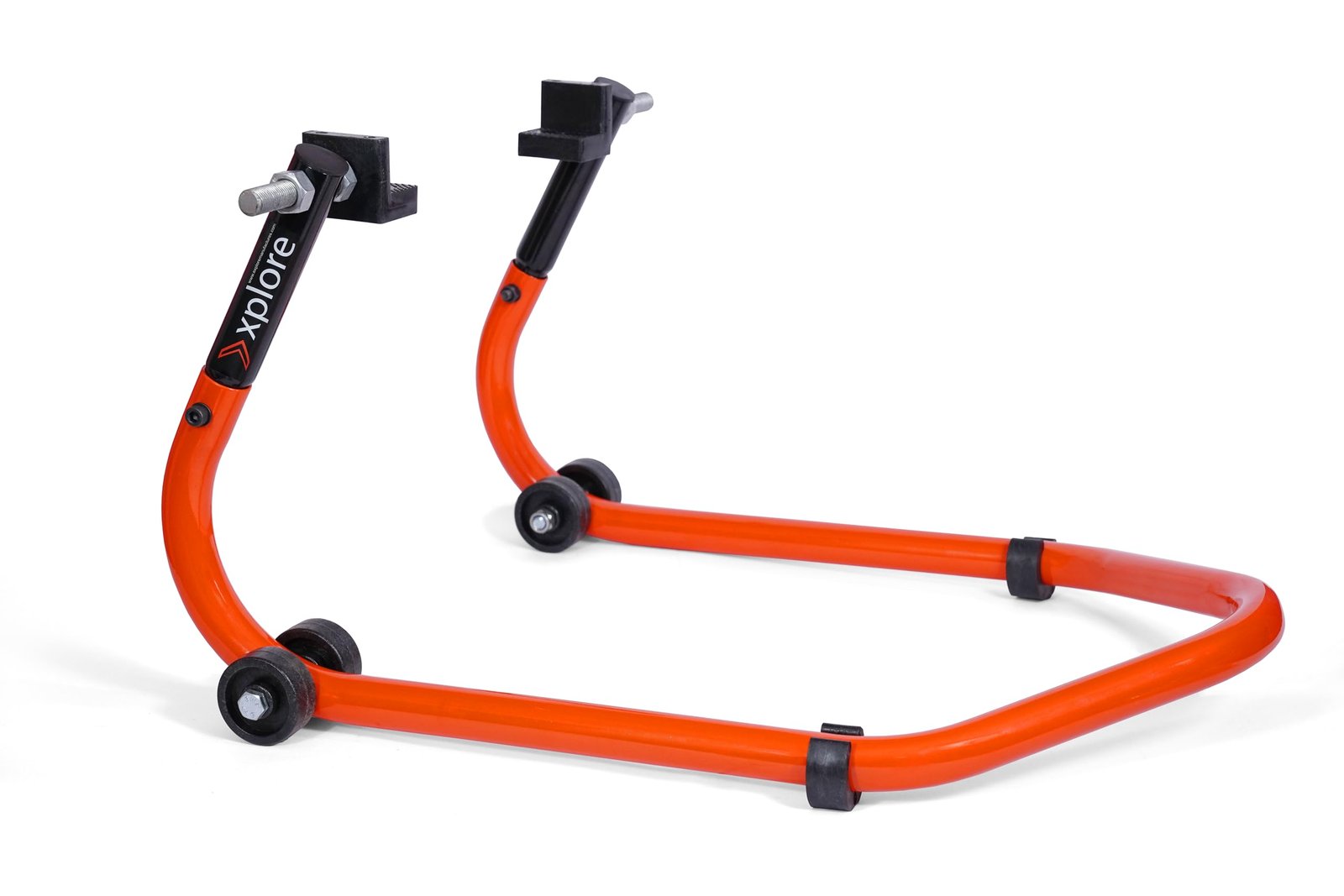 Explore Dismantle Premium Universal Paddock Standwith Swingarm L Supports for All Bikes Upto 300kgWeight (Comes with 5 Year Frame Warranty-ORANGE)