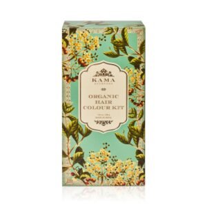 Kama Ayurveda Organic Hair Color Kit, Hair Color, Henna Powder and Indigo Powder, 200g – Multicolor (Pack of 1 each)