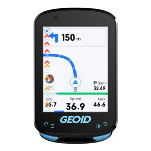 GEOID CC600 Color Screen Bike/Cycling Computer Wireless – Route Navigation with Reroute Planing, WiFi & Bluetooth, Fast 5s GPS Positioning, Free Indoor Training