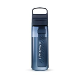 LifeStraw Go 2 Stage – BPA Free Filter Water Bottle for Travel, Camping and Everyday Use – Remove Bacteria, Parasites and Microplastics, Improve Taste, Water Purifier Bottle with Filter Inside