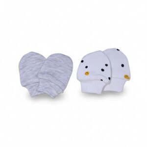 Mothercare Baby Mittens Soft Anti-Scratch Gloves Multi-Color Pack of 2
