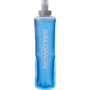 Salomon Soft Flask 250ml/8oz 28 for Hiking and Trail Running, Clear Blue,
