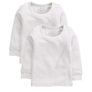 NEVA Kids Winter Wear Thermal for Baby Boys and Girls Uper Full Sleeves Body Warmer Top Pack of 2