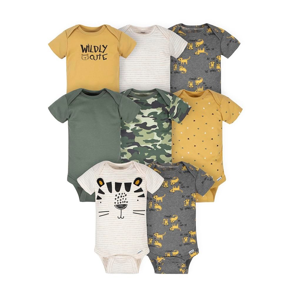 Gerber Baby Bodysuits and Toddler T-Shirt Set 8-Pack
