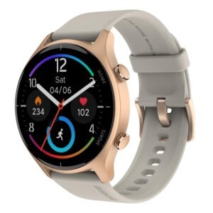 Noise Twist Round dial Smart Watch with Bluetooth Calling, 1.38″ TFT Display, up-to 7 Days Battery, 100+ Watch Faces, IP68, Heart Rate Monitor, Sleep Tracking (Blush Beige)