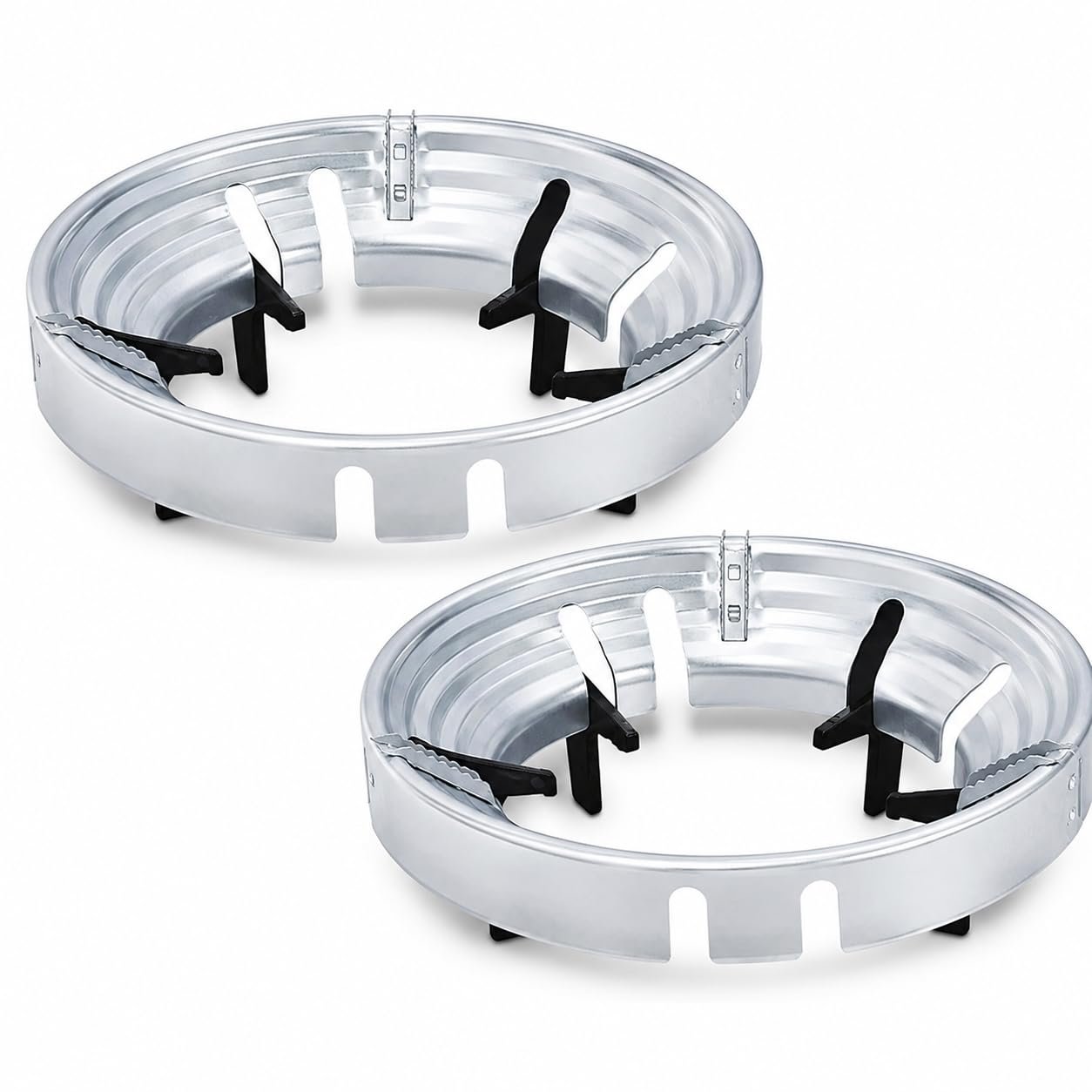 2 Pcs Gas Saver Burner Stand | Burner Stand | Gas Saver Jali | Windproof Gas Saver Stand | Gas Saving Ring | Gas Saver Round Burner Stand, Suitable For All Gas Stove