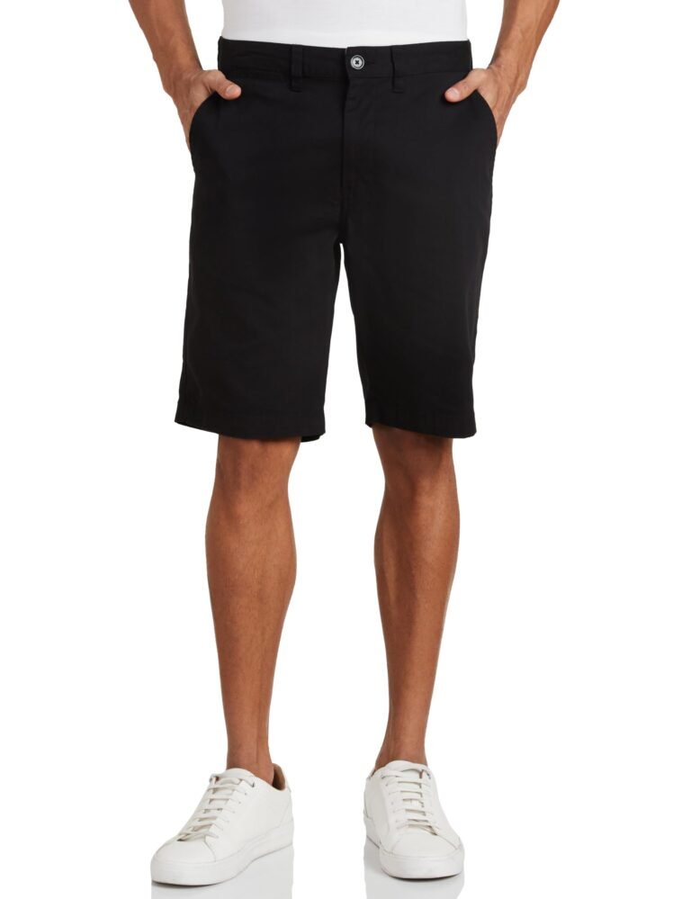 Amazon Brand – Symbol Men’s Cotton Rich Stretchable Regular Fit Chino Shorts |Slant Pockets