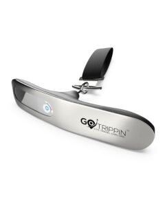 GoTrippin by Destinio Weight Machine for Luggage – 50 kg capacity, Steel body, Lifetime replacement – Digital Portable Electronic Luggage Weighing Scale for home, travel, flights, bags (Silver, 50 kg)