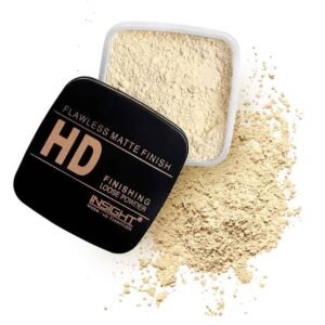 INSIGHT HD Finishing Loose Powder|Matte Finish|Silky Texture| Long-Lasting | Lightweight |Controls Oil & Sebum | Blurs Pores & Fine Lines|Suitable for All Skin|Ivory-30g