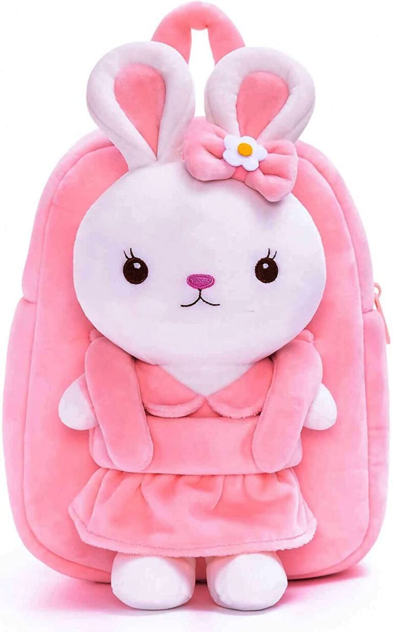Frantic Kids Velvet School Bag soft plush standard Cute Backpack Baby Girl Preschool Mini Travel Bags Ideal for Baby Girl & Baby Boy & Toddlers Picnic Carry Travelling Bags (2-5 Years)