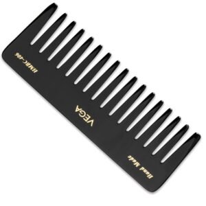 Vega Shampoo Comb for Women & Men | Wide Tooth Detangling & Scalp Massage Comb for Gentle Hair Wash, Smooth, Frizz-Free Hair| (India’s No. 1* Hair Brush Brand) | (HMBC-406)