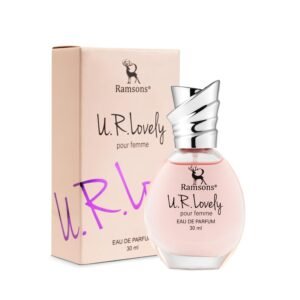 Ramsons – U R LOVELY Eau De Parfum | 30 ML | Perfume For Women | TN – Bergamot, Peach, Orange, Grapefruit, Aquatic | MN – Lilly of the valley, Rose, Jasmine, Cinnamon | BN – Woody, Musk, Vanilla