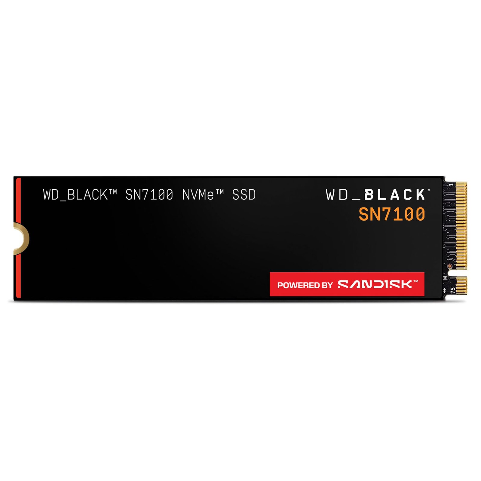 Western Digital WD Black SN7100 NVMe 2TB, Upto 7250MB/s R, 6900MB/s W, 5Y Warranty, PCIe Gen 4 NVMe M.2 (2280), Gaming Storage, Internal Solid State Drive (SSD) (WDS200T4X0E-00CJA0)