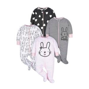 Gerber Boys’ Sleep 4 Pack Play Footie