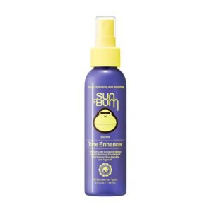 Sun Bum Blonde Tone Enhancer, Color Enhancing Blonde Leave In Hair Treatment Spray, Paraben Free, Sulfate Free, 4 FL OZ Spray Bottle, 1 Count