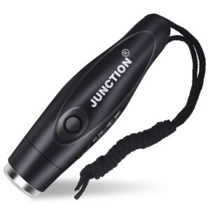 Three Tone Electronic Whistle – Handheld 3 Distinct High Volume Loudest Electric Whistle with Lanyard for Referee Coaches, P.E. Teacher, Marine, Police,Outdoor Camping, Self Defense Emergency