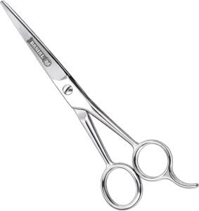 DANIAL High Carbon 6.5 Inch Hair Cutting Scissor – Professional Stainless Steel Precision Tool for Men’s Haircut, Mustache, Beard Grooming, and Salon Hair Trimming