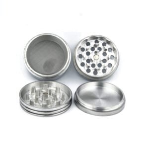 Outontrip Classic Metallic Herb Crusher/Grinder Large with Filter (Herb Grinder/herb Crusher 52 mm)