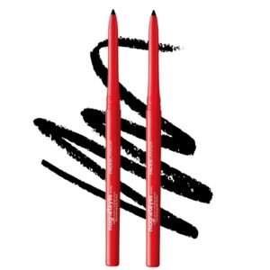FACES CANADA Magneteyes Kajal – Black, 0.35g (Pack of 2) | 24 Hr Long Stay | One Stroke Smooth Glide | Waterproof, Smudgeproof & Fadeproof | Deep Matte Finish | Enriched With Almond Oil & Vitamin E