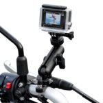 TKOOFN Bike Mount for GoPro Hero 7/6/5/4/3+/3/2 Session, Canon Nikon Sony Action Camera, Compatible with Handlebar Size 19-33mm, 360 Degree Rotating Metal Handlebar Mount