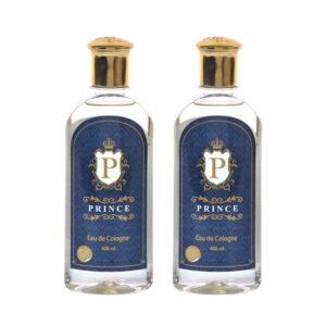 Prince Eau De Cologne | Unisex | Premium, Long Lasting, Fresh Fragrance For Men & Women | Pack Of Two 400Ml Bottles | Combo Offer, Liquid