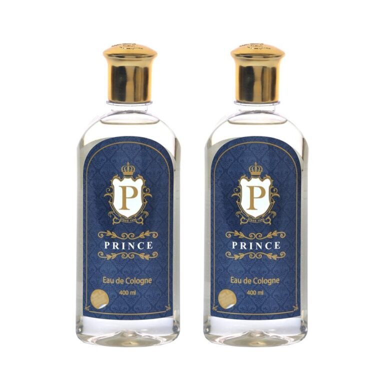 Prince Eau De Cologne | Unisex | Premium, Long Lasting, Fresh Fragrance For Men & Women | Pack Of Two 400Ml Bottles | Combo Offer, Liquid