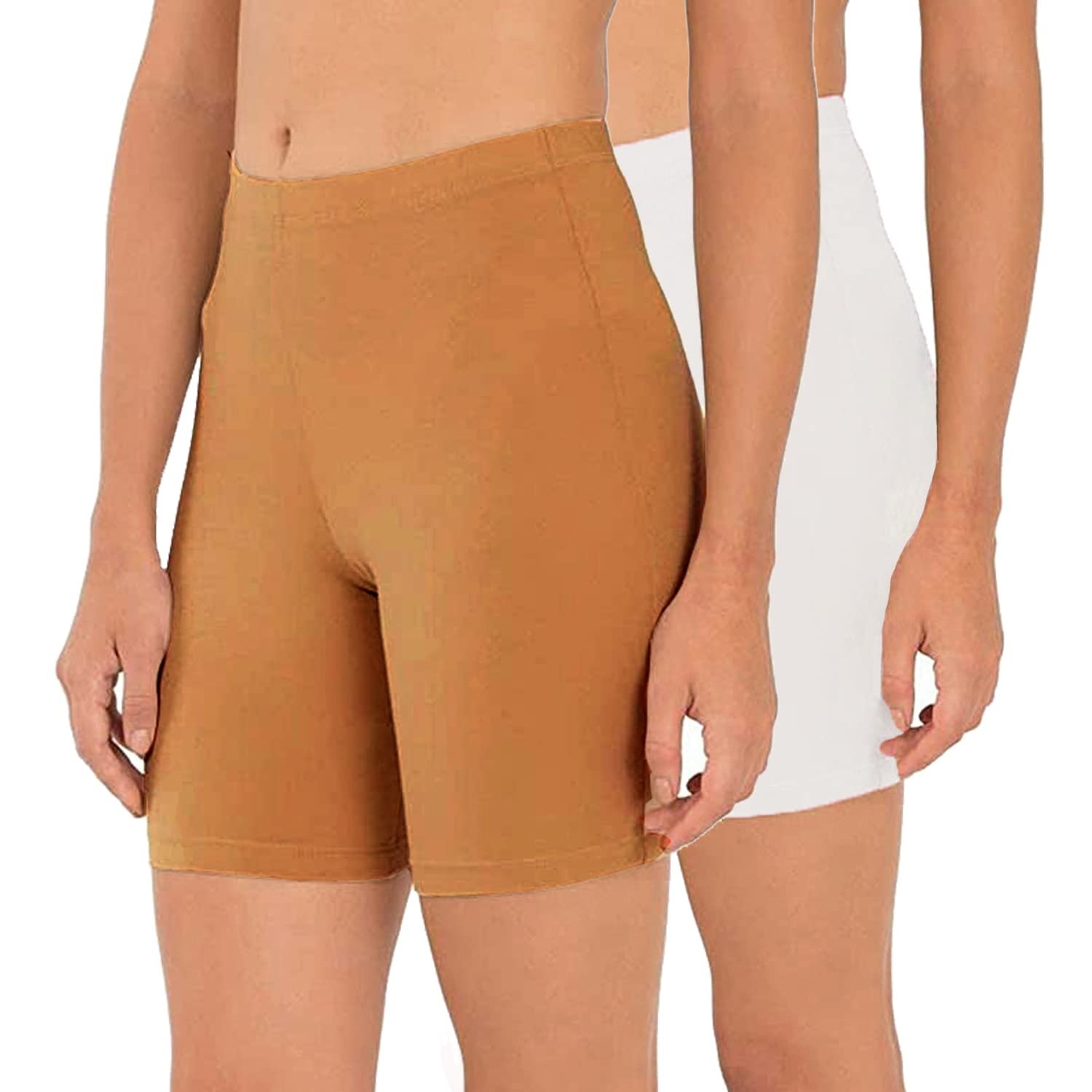 OUTFLITS Ladies Cycling Shorts| Under Dress | Yoga Shorts | Workout Shorts | Running Shorts | Exercise Shorts | Gym Shorts for Womens