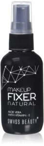 Swiss Beauty Long lasting Misty Finish Professional Makeup Fixer Spray for Face makeup | With Aloe Vera and Vitamin- E | Light weight, quick dry makeup Setting spray |70 ML|