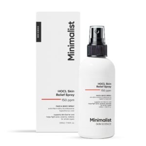 Minimalist Anti-Acne HOCL Face & Body Spray For Skin Relief | Soothing & Repairing Toner for Skin Barrier Support | Quick Relief from Acne Flare, Eczema & Redness with Hypochlorous Acid | Refreshing & Odor-Control | Suitable for All Skin Types | For Women & Men | 200 ml