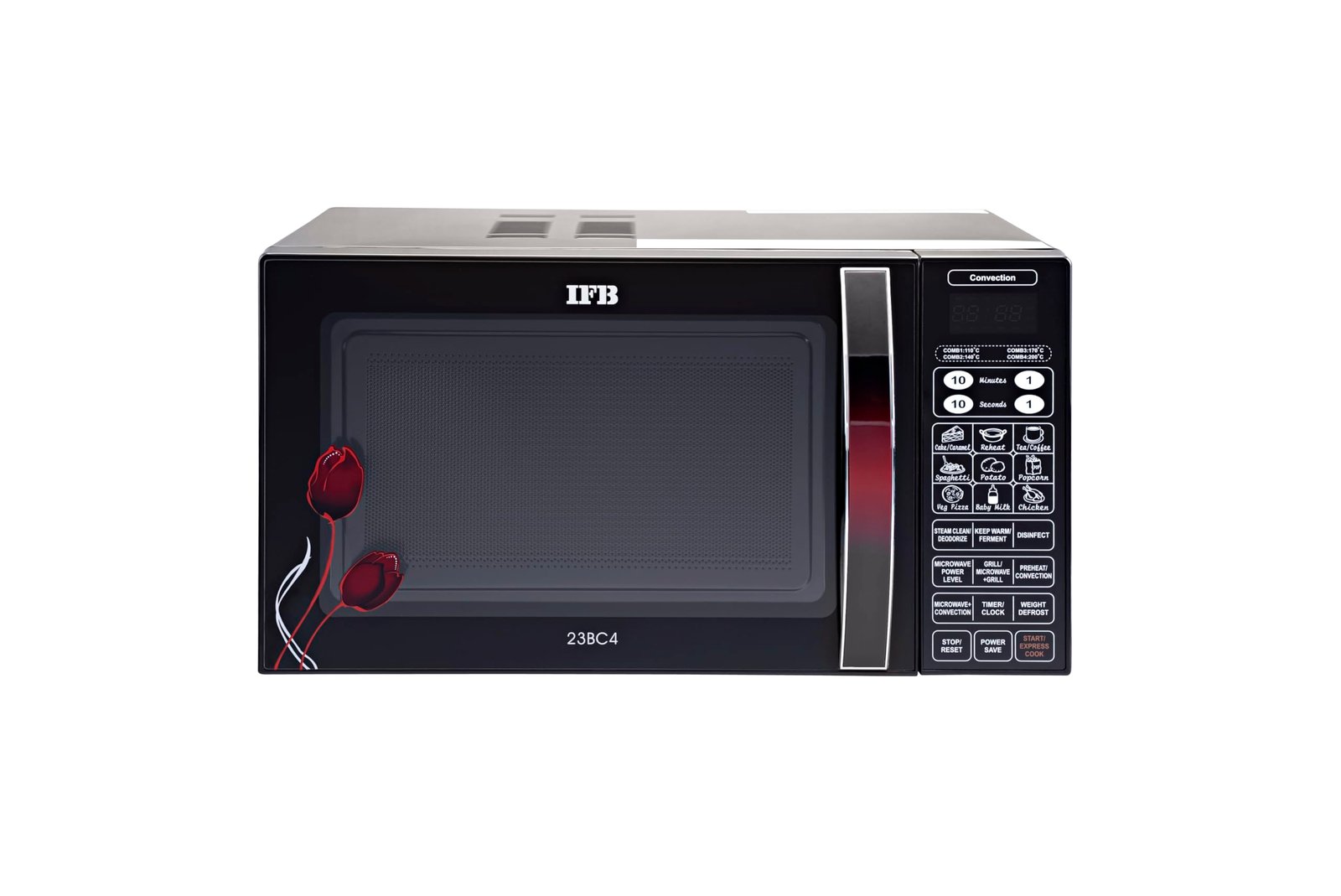 IFB 23 L Convection Microwave Oven (23BC4, Black+Floral Design)