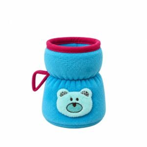 THE LITTLE LOOKERS Bottle Cover for Philips Avent |Wide Neck Feeders Soft Plush Stretchable Baby Feeding Bottle Cover with Easy to Hold Strap (Blue, Wide Neck 125ml/4OZ)