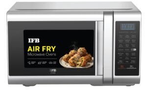 IFB 28 L Air Fry Convection Microwave with 5 in 1 Versatility Bake, Grill, Roast, Reheat, Combi-Cook Mode, Paneer/Ghee Modes, 300 Auto Cook Menus (28SC5, Silver, Auto Defrost,10 Power Levels)