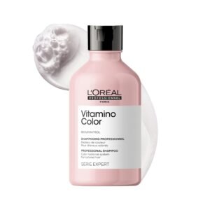 L’Oréal Professionnel Vitamino Color Shampoo for Colored Hair – 300ml | Professional Color Protect Shampoo, Stop Color Fading & Get Shiny Hair | With Resveratrol
