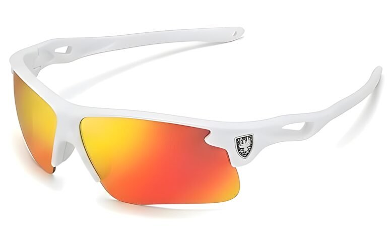 Roshfort Sports Non Polorized Sunglasses UV Protection Sunglass for Men & Women Cycling Running Driving Fishing Multi Shade Glasses ITALIC (Size -Medium)