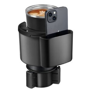 TYKOR Car Cup Holder Expander, 2 in 1 Cup Holder