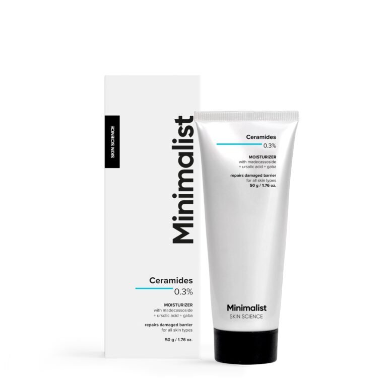 Minimalist 0.3% Ceramide Face Moisturizer For Barrier Repair & Deep Moisturization | Daily Repairing Face Moisturizing Cream | For Oily – Combination Skin | 50g
