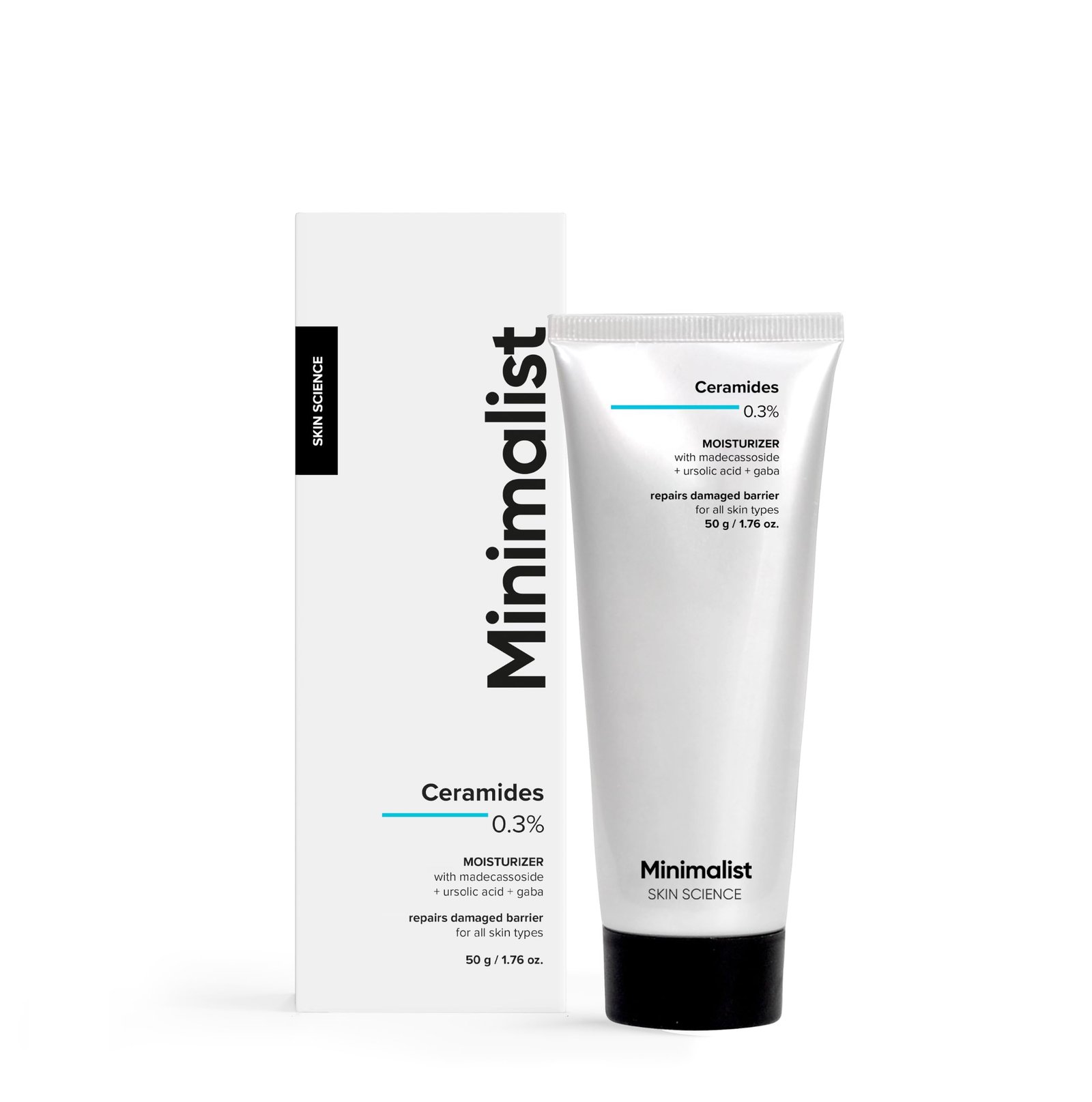 Minimalist 0.3% Ceramide Face Moisturizer For Barrier Repair & Deep Moisturization | Daily Repairing Face Moisturizing Cream | For Oily – Combination Skin | 50g