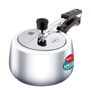 Pigeon by Stove Kraft 3 Litre Special Plus Aluminium Inner Lid Induction Base Pressure Cooker (Silver) BIS Certified