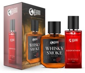 BEARDO Whisky Smoke & Godfather Perfume Giftset for Man (50 Ml X 2)|Spicy, Woody & Aromatic|Long Lasting Fragrance |Perfume for Men |Premium Perfume | Giftset for Men