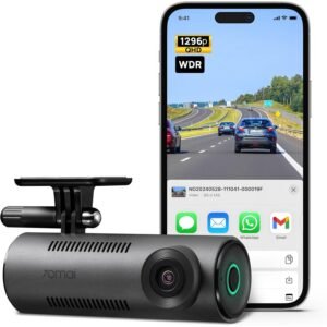 70mai M310 DashCam, 2K Resolution, Type-C Interface, Voice Control, MaiColor Vivid+ Solution, Night Owl Vision, WiFi & App, Optional Parking Mode, Upto 256GB Supported
