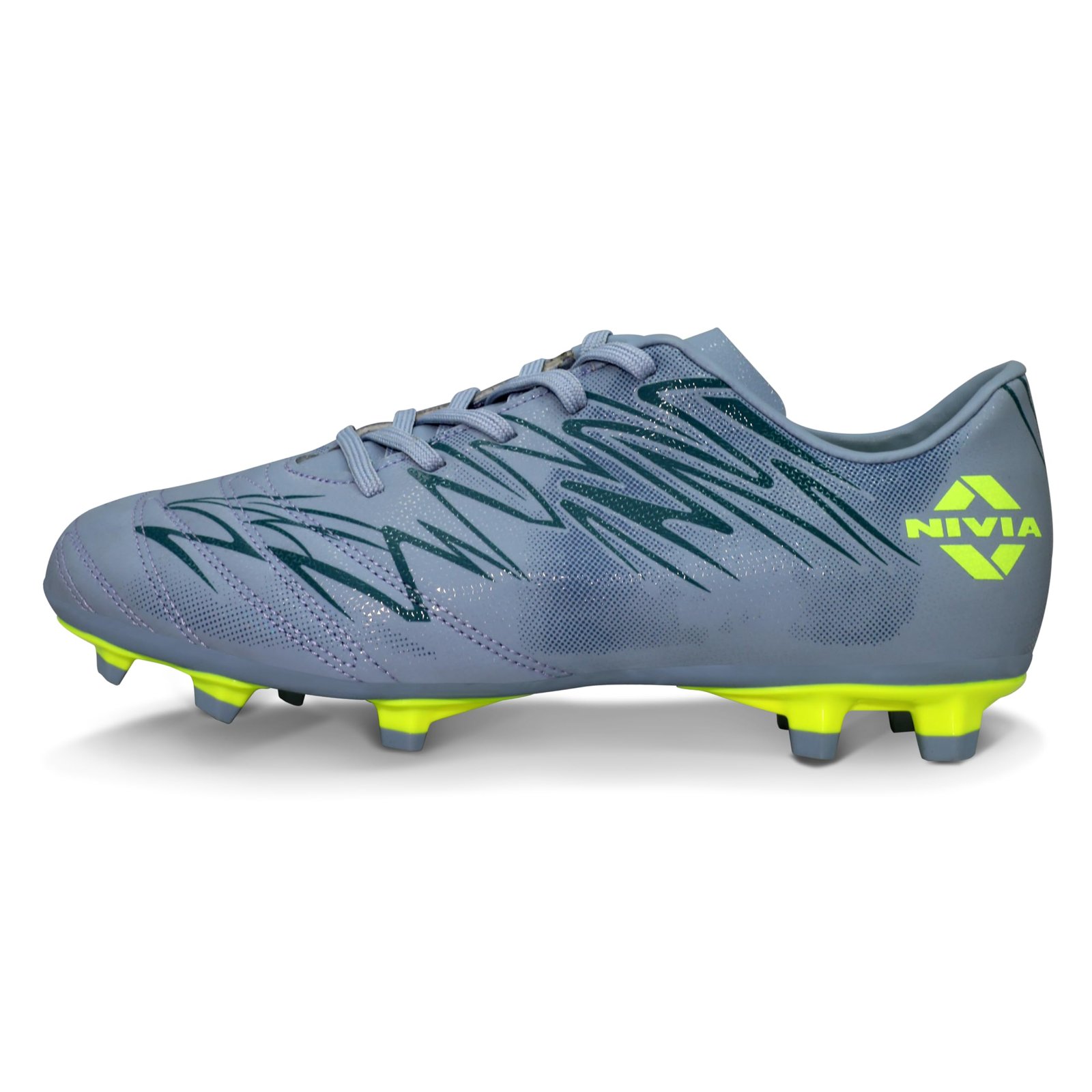 Nivia Encounter 11.0 Football Stud for Mens, TPU Sole with PVC Synthetic Leather Upper for Hard and Grassy Surfaces