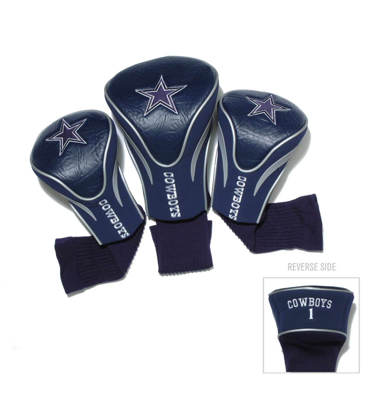 NFL Dallas Cowboys 3 Pack Contour Fit Headcover