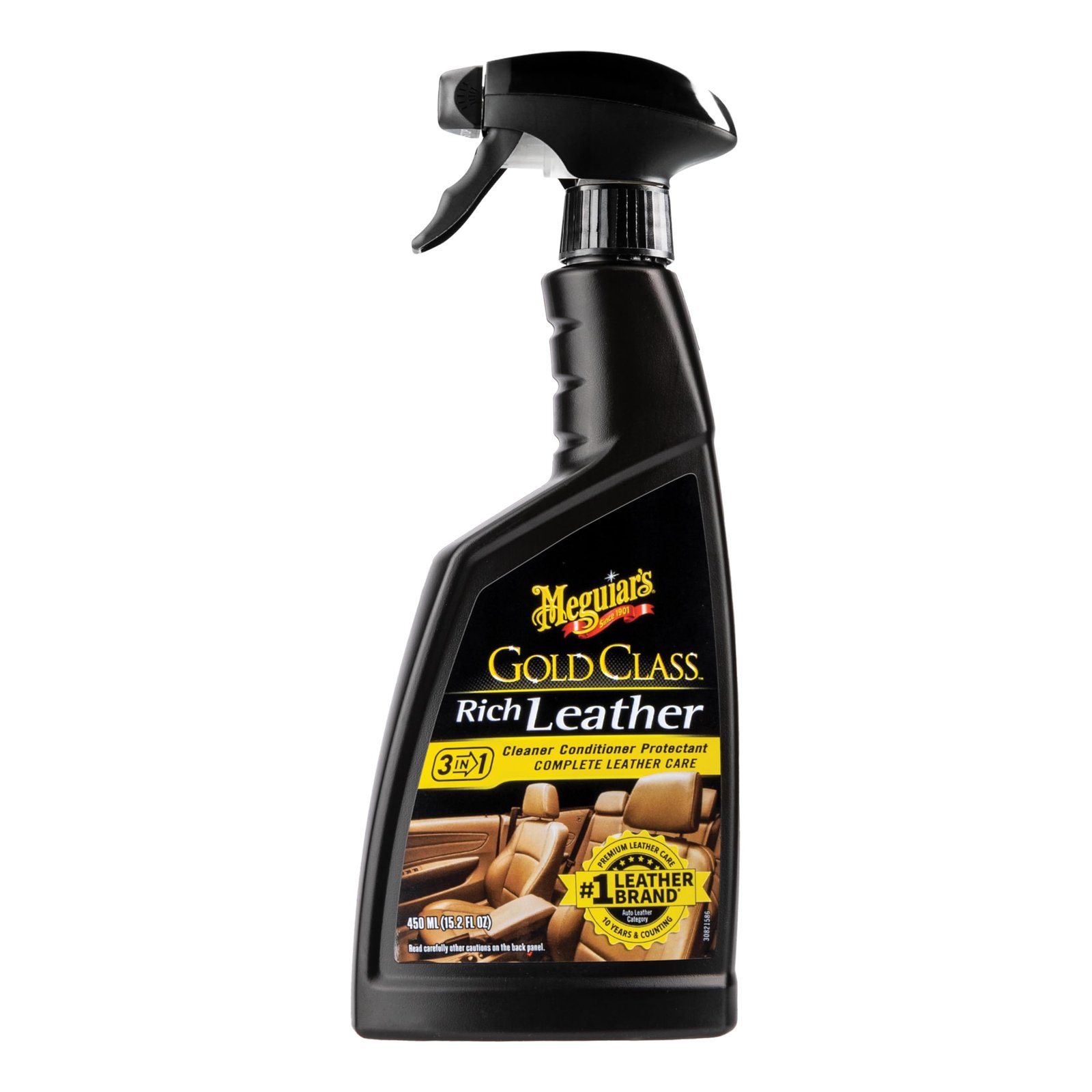 Meguiar’s Gold Class Rich Leather Spray for Car Interiors (450ml)