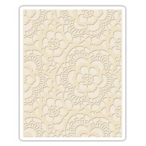 Sizzix Folder 661824 Texture Fades Embossing, Lace