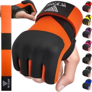 WYOX Boxing Wraps MMA Gloves Inner Boxing Gloves for Women & Men – EZ-Off & On – Thick Knuckle Padding – Breathable Fabric