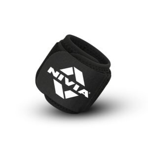 Nivia Orthopedic Wrist Support For Gym, Wrist Supporter For Men And Women, Wrist Wrap for Weightlifting, Gym Accessories, Wrist Wrap For Fitness Training (Black), One Pc