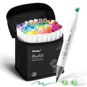 Ohuhu Alcohol Markers Brush Tip: 48-Color Brush & Chisel – Honolulu
